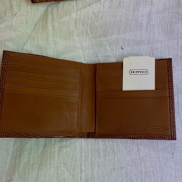 Men’s coach, wallet, leather, never used new - Picture 4 of 11